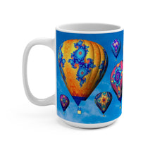 Load image into Gallery viewer, Mug: Fractal Balloons 15oz
