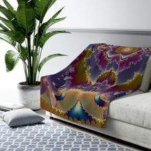 Load image into Gallery viewer, Gaia Sherpa Fleece Blanket
