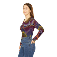 Load image into Gallery viewer, Gaia Women&#39;s Long Sleeve V-neck Shirt