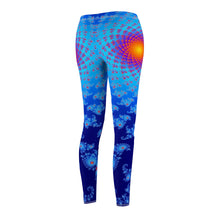 Load image into Gallery viewer, Fibonacci Flower Women&#39;s Casual Leggings