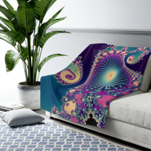 Load image into Gallery viewer, Fractalicious Sherpa Fleece Blanket