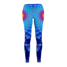 Load image into Gallery viewer, Fibonacci Flower Women&#39;s Casual Leggings