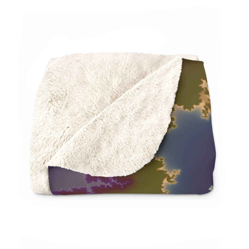 Gaia Sherpa Fleece Blanket