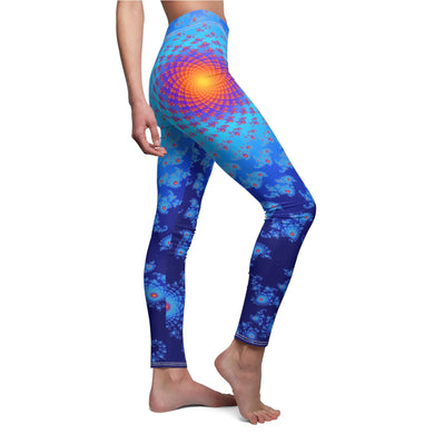 Fibonacci Flower Women's Casual Leggings