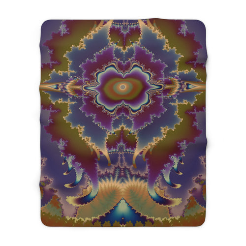 Gaia Sherpa Fleece Blanket