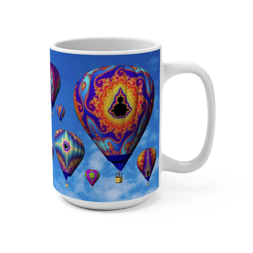 Fractal Balloons Mug Extra Large 15oz