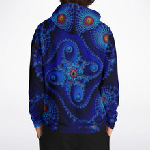 Load image into Gallery viewer, Blue Medallion Athletic Hoodie