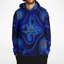 Load image into Gallery viewer, Blue Medallion Athletic Hoodie