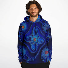 Load image into Gallery viewer, Blue Medallion Athletic Hoodie