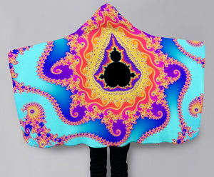 Blanket Sherpa: Infinitude Hooded Blanket 50"x60"
